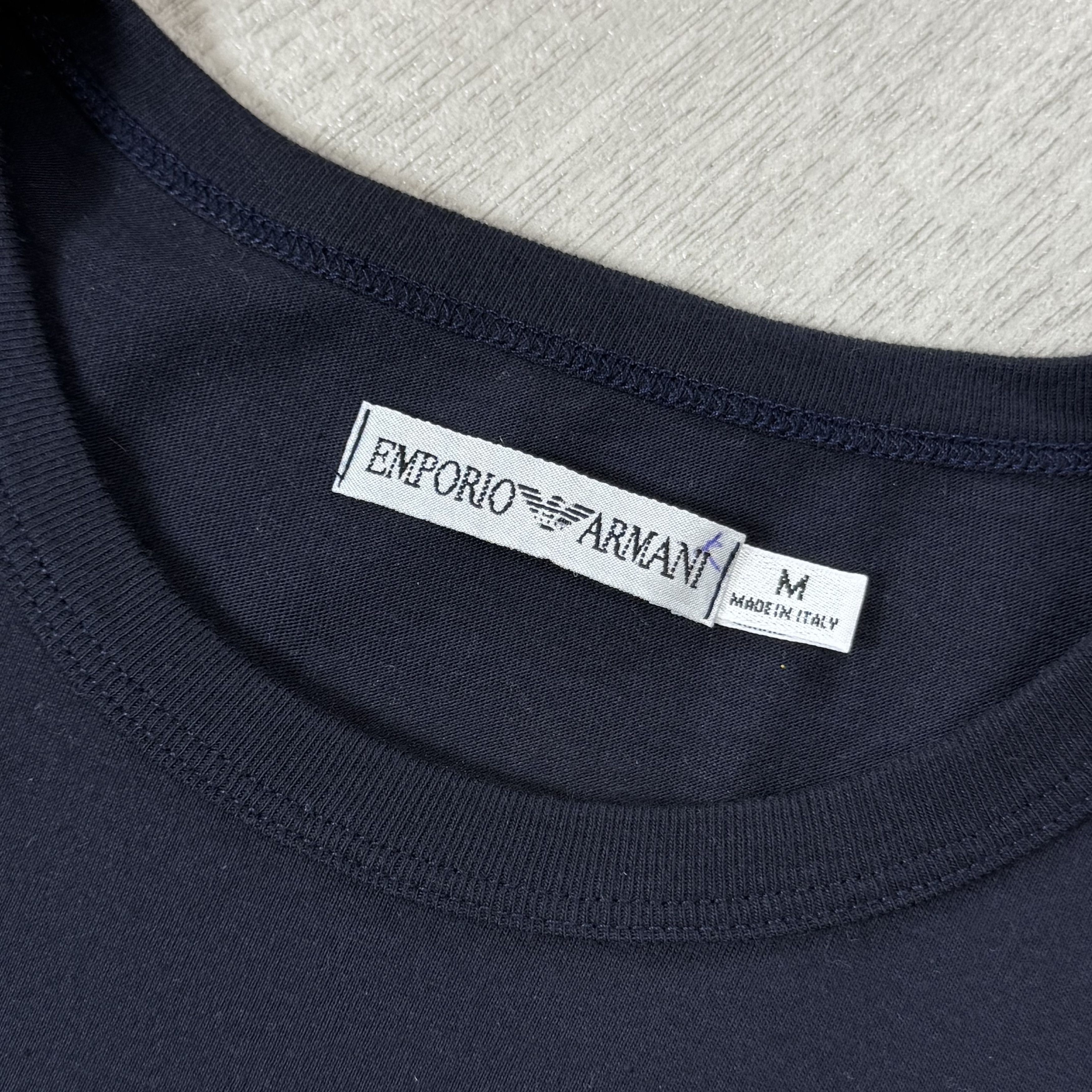 Emporio Armani Vintage Emporio Armani Blue Tee Shirt M Size US M / EU 48-50 / 2 - 7 Thumbnail