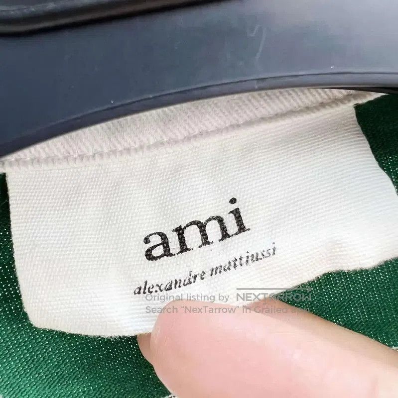 AMI AMI Striped Long Sleeve Polo Shirt for Men . Size US S / EU 44-46 / 1 - 5 Thumbnail
