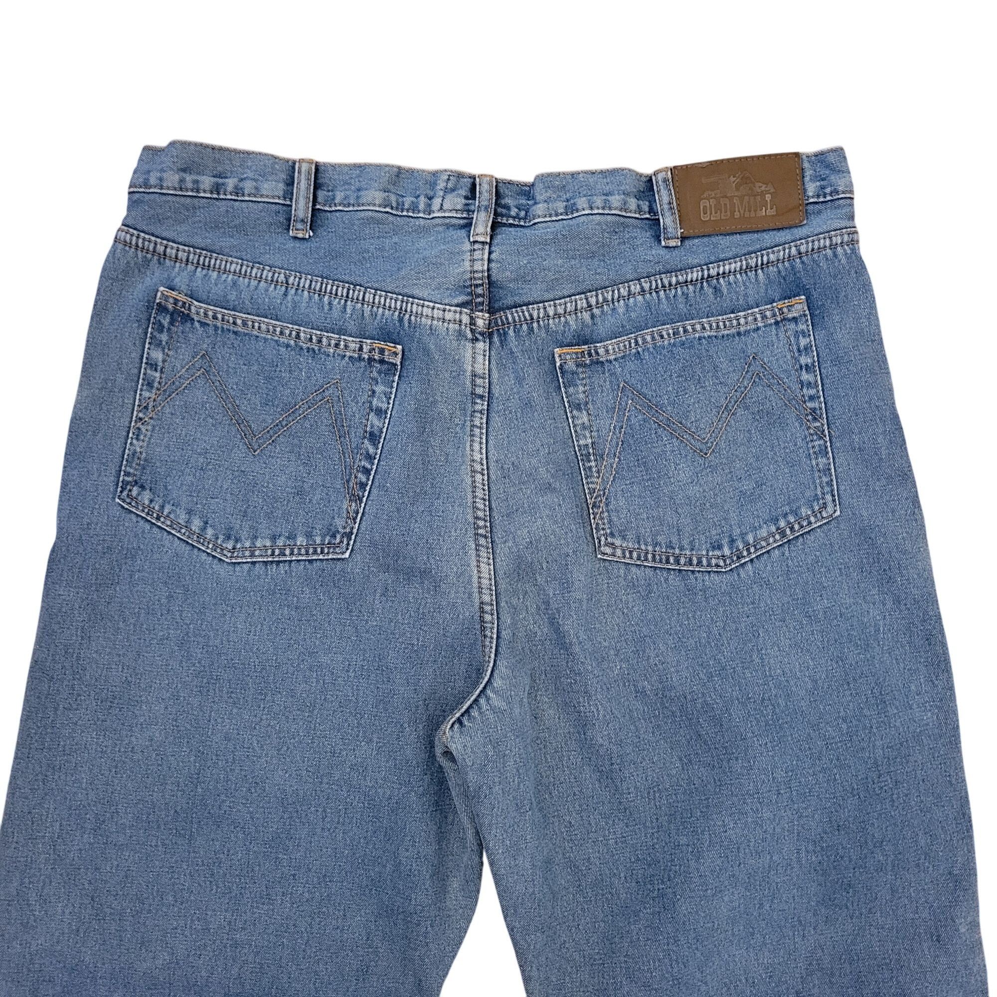 Other Old Mill Blue Jeans 40x30 Blue Fleece Lined Denim Work Winte Size US 40 / EU 56 - 5 Thumbnail