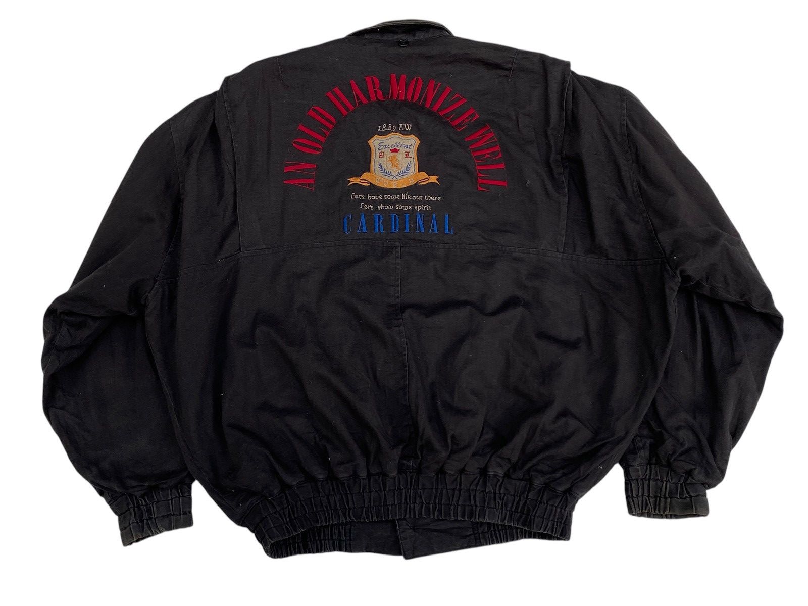 Vintage Vtg American Style Char-Lotte Jacket Bomber Size US XL / EU 56 / 4 - 1 Thumbnail
