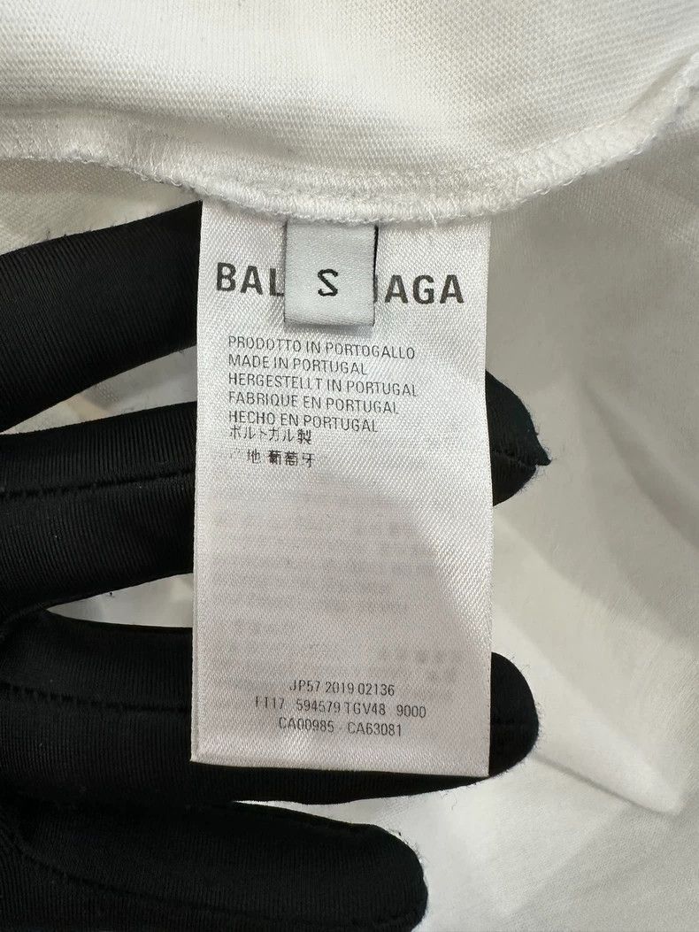 Balenciaga balenciaga paris white short sleeve Size US M / EU 48-50 / 2 - 5 Thumbnail