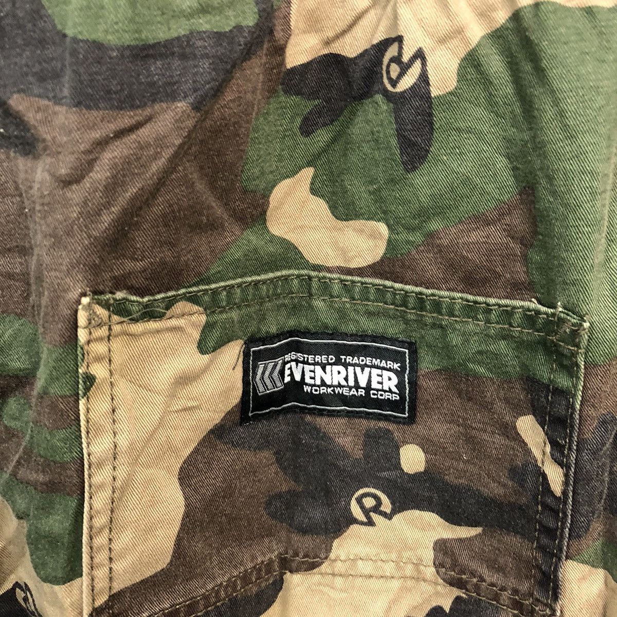 Japanese Brand Even River Green Camo Coveralls vintage japan #A553 Size US 38 / EU 54 - 24 Thumbnail