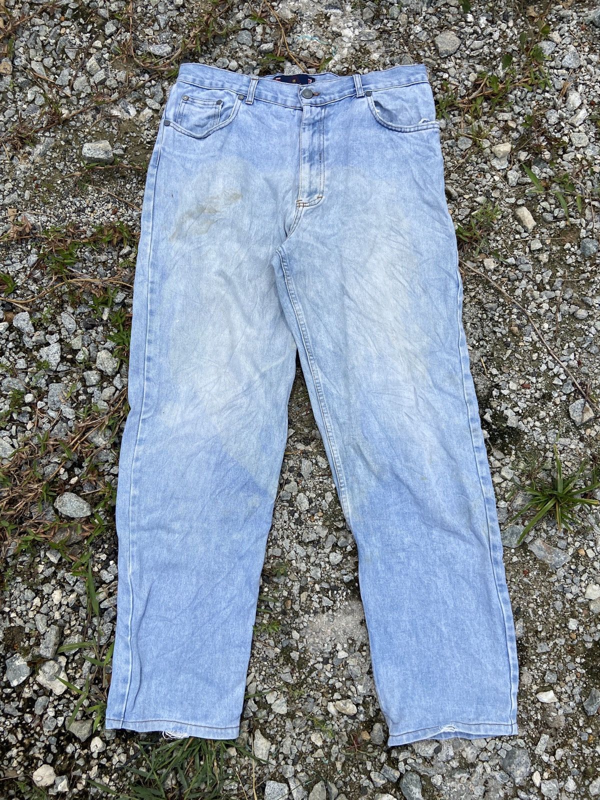 Ermenegildo Zegna Vintage Distressed Zegna Denim Size US 35 - 4 Thumbnail