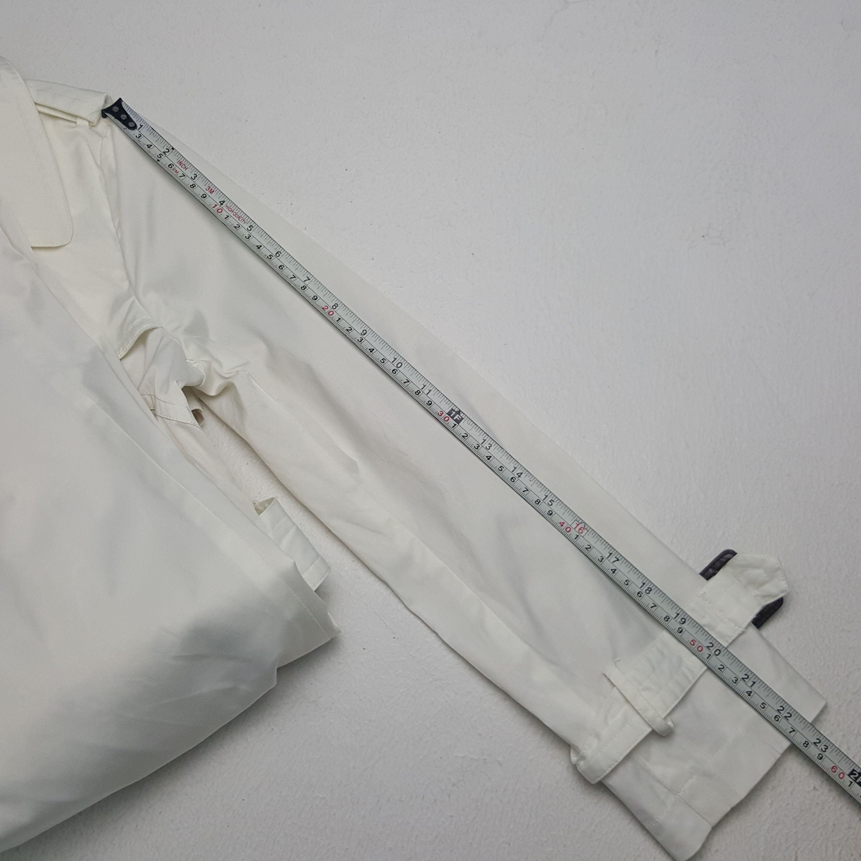 Burberry × Vintage Vintage Burberry London Custom Art Logo Trench Coat Jacket Size US XS / EU 42 / 0 - 6 Thumbnail