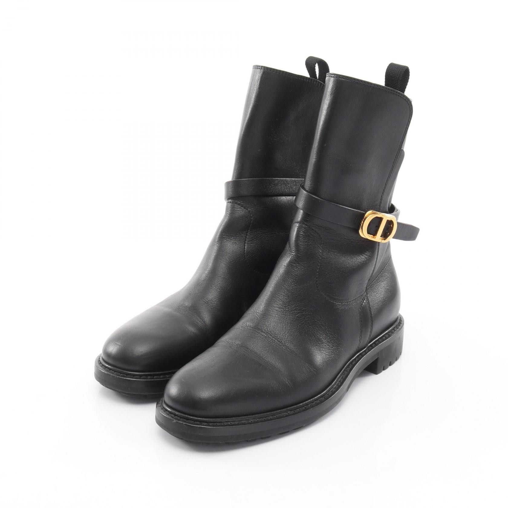 Dior Dior Christian Dior DIOR EMPREINTE Leather Boots Leather Shoes DUTY FREE for USA Size ONE SIZE - 1 Thumbnail