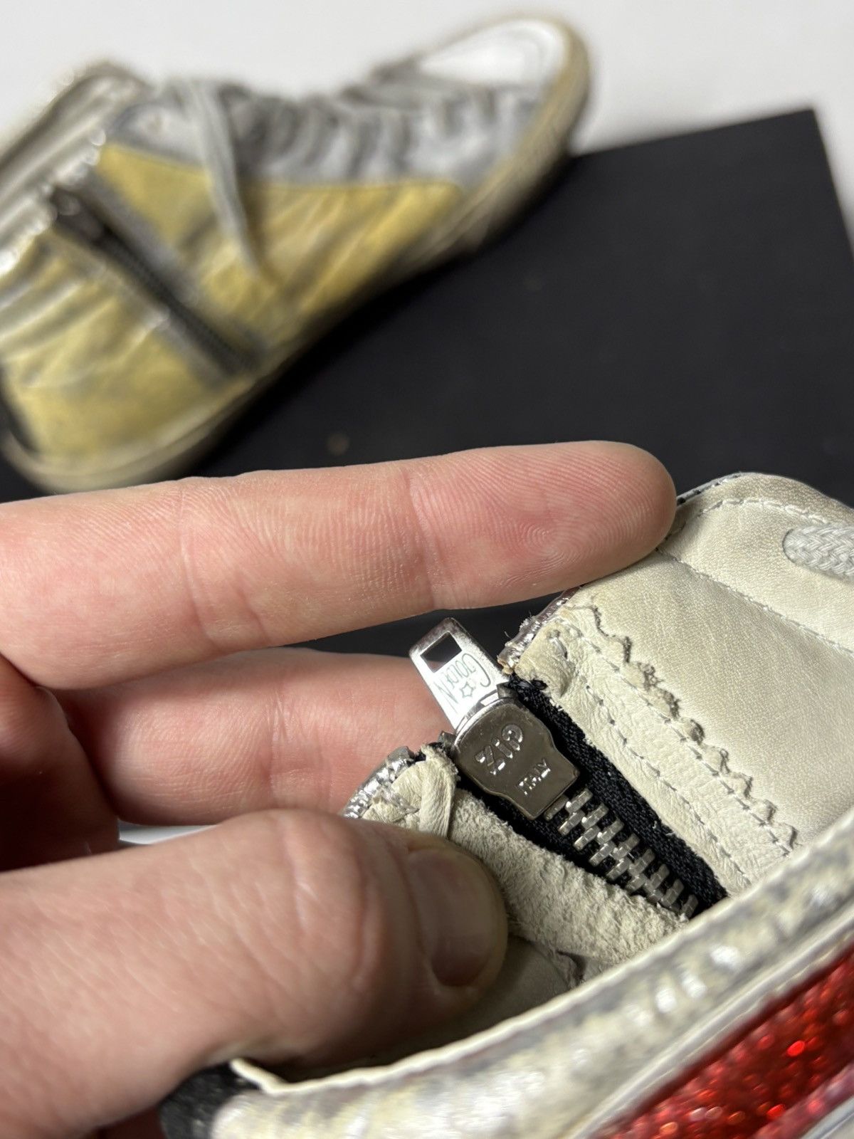 Golden Goose Golden Goose Slide leather sneakers Size US 9 / IT 39 - 15 Thumbnail