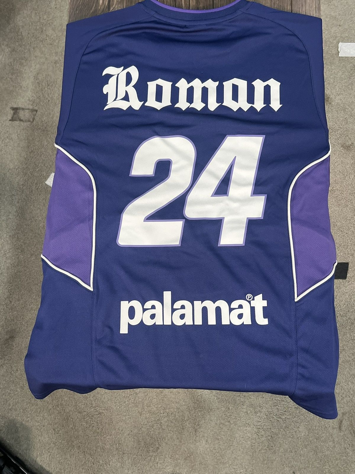 新品未使用 PALACE Palamat Jersey Lサイズ　PURPLE 2024 Palace Palamat Jersey | Depop
