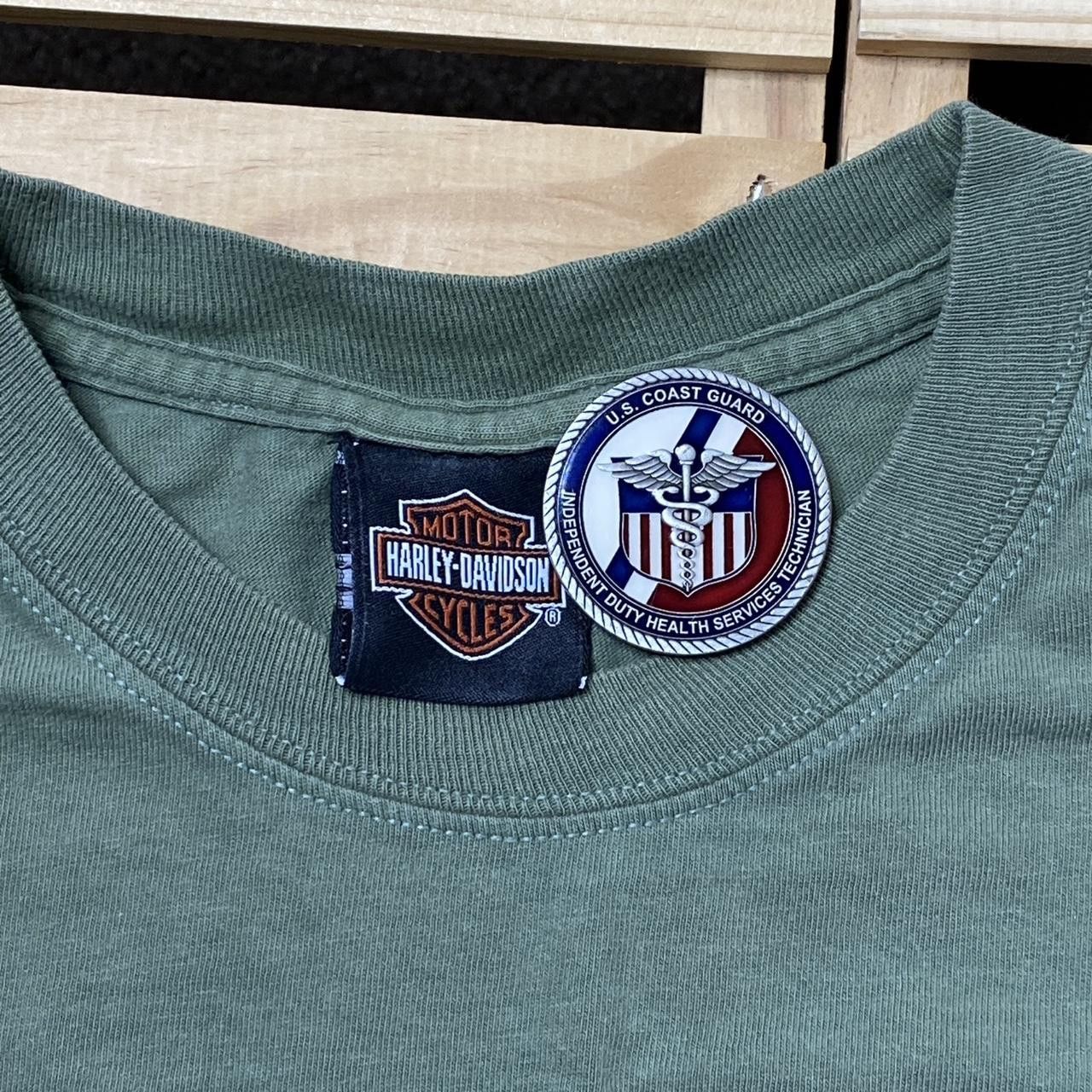 Harley Davidson Vintage Harley Davidson 2006 Green Aerospace Tee Size XL Size US XL / EU 56 / 4 - 3 Thumbnail