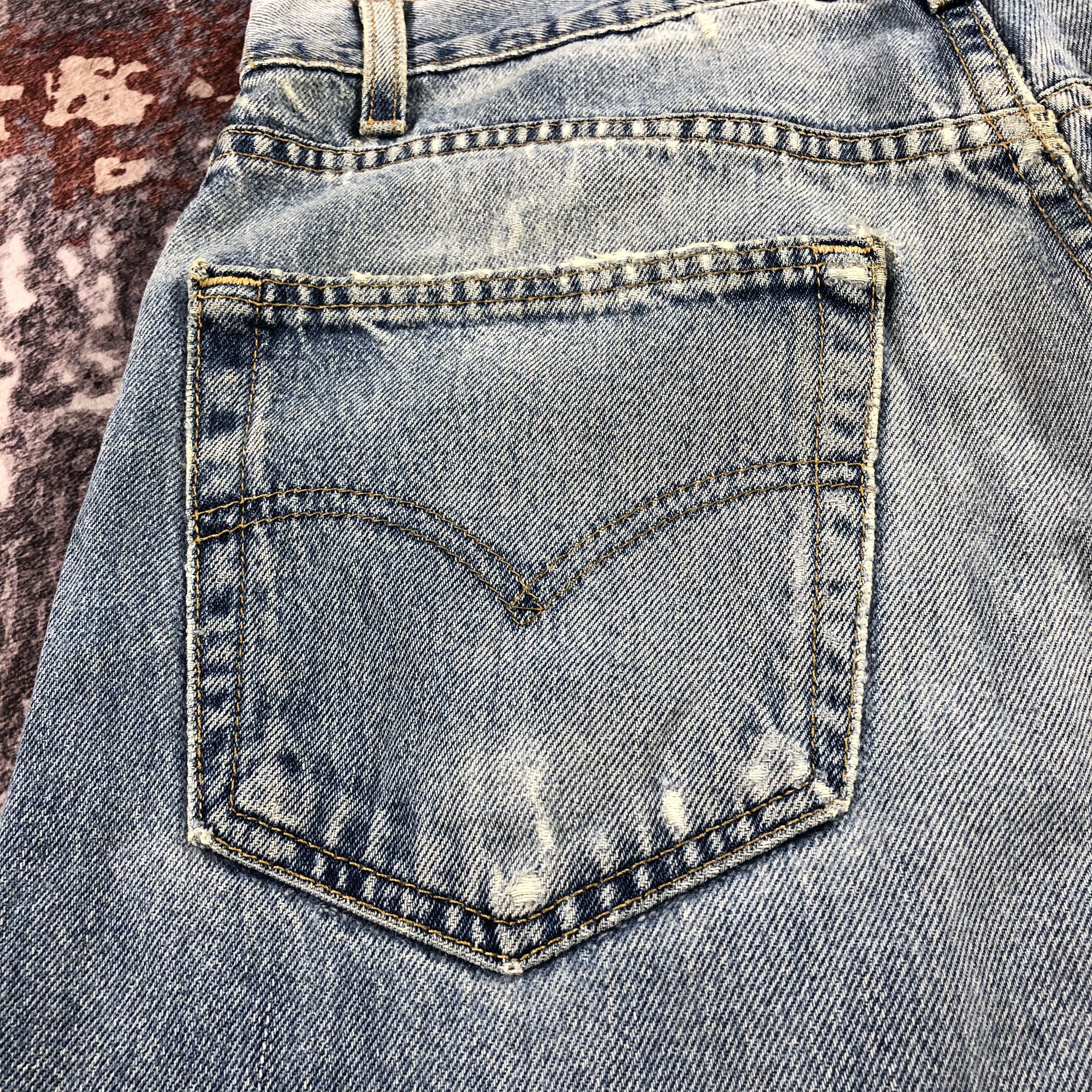 Levi's × Vintage Vintage 90s Ripped Levis 505 Jeans-JM2451 Size US 34 / EU 50 - 8 Thumbnail