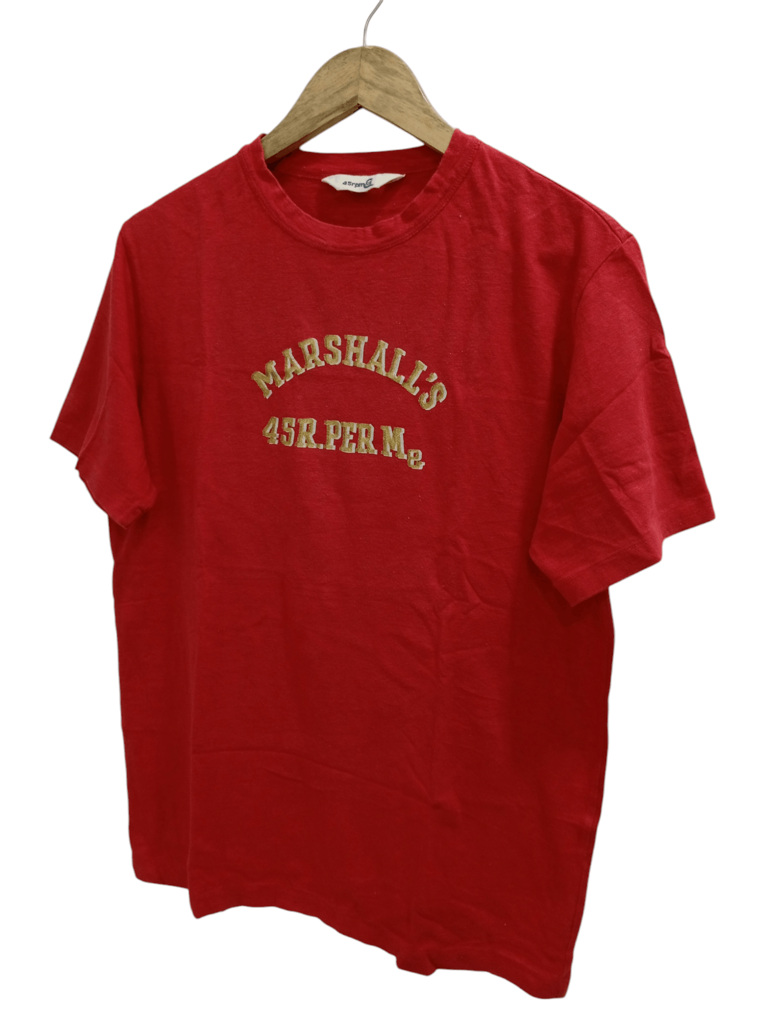 45rpm × Japanese Brand × Vintage 🔥🔥Vintage Style 45RPM Marshall's T-Shirt Size US M / EU 48-50 / 2 - 3 Thumbnail