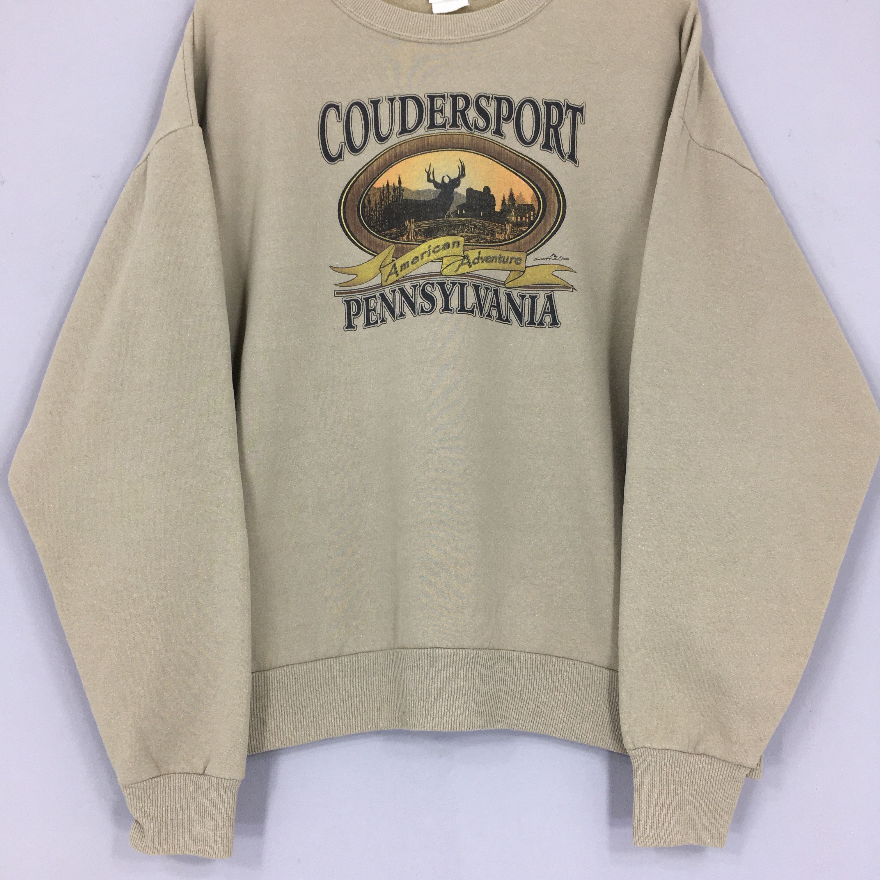 Vintage Vintage Coudersport Pennsylvania Brown Sweatshirt XLarge Size US XL / EU 56 / 4 - 3 Thumbnail