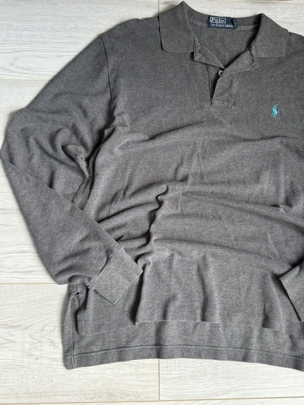 Polo Ralph Lauren × Vintage Vintage Polo Ralph Lauren Long Sleeve Polo 90’s Size US L / EU 52-54 / 3 - 3 Thumbnail
