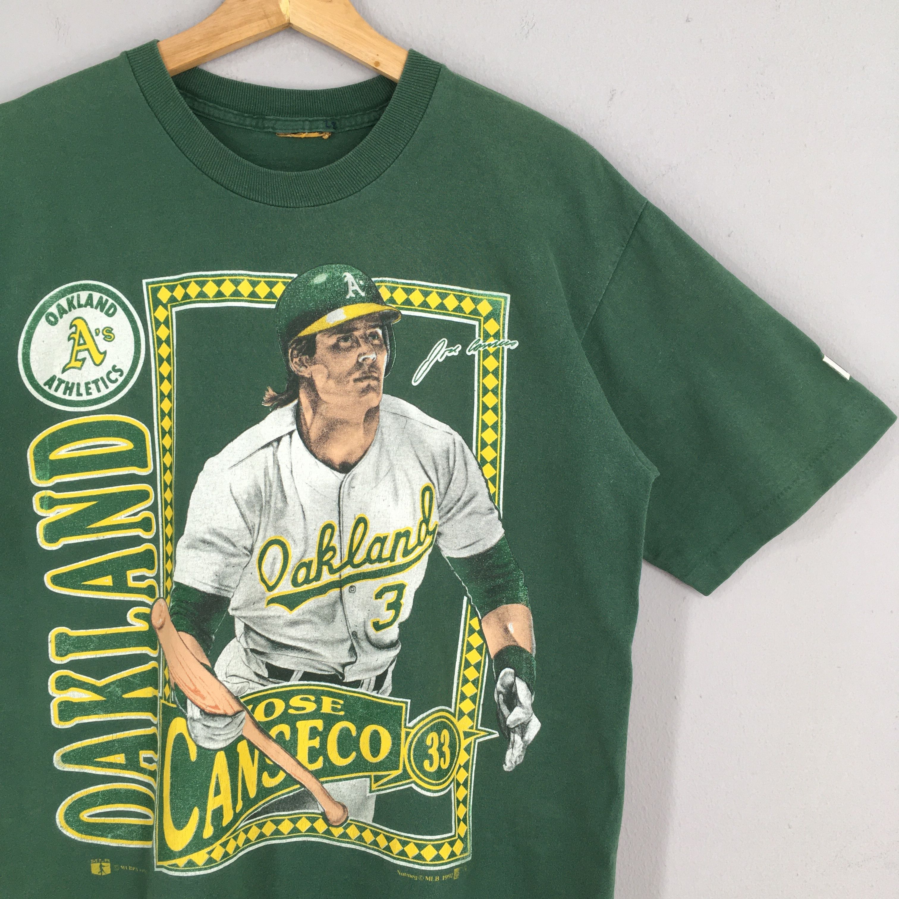 MLB Vintage Oakland Athletics MLB Nutmeg Tshirt Medium Size US M / EU 48-50 / 2 - 2 Thumbnail
