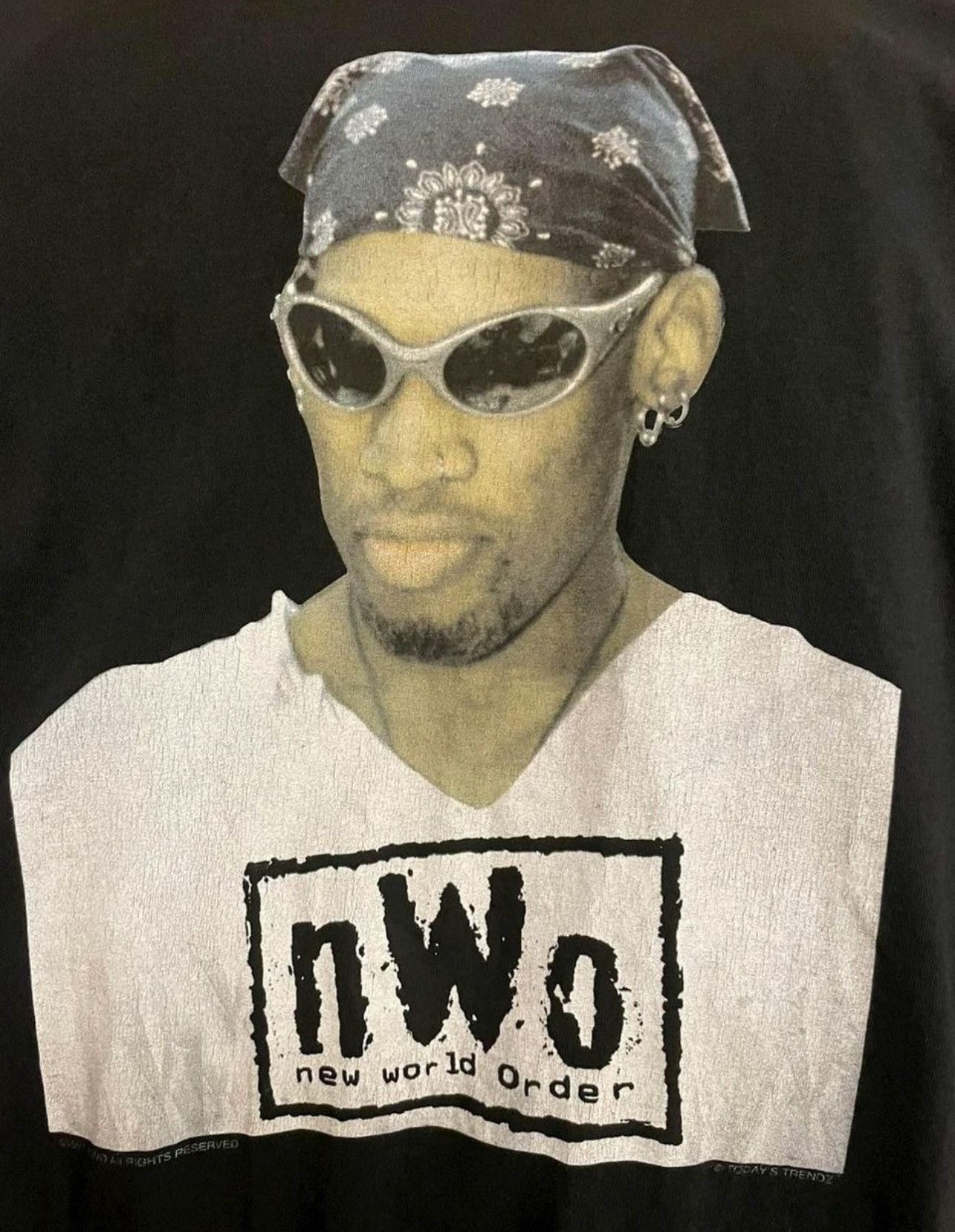 Vintage Vintage 1997 Dennis Rodman NWO Size US XL / EU 56 / 4 - 3 Thumbnail
