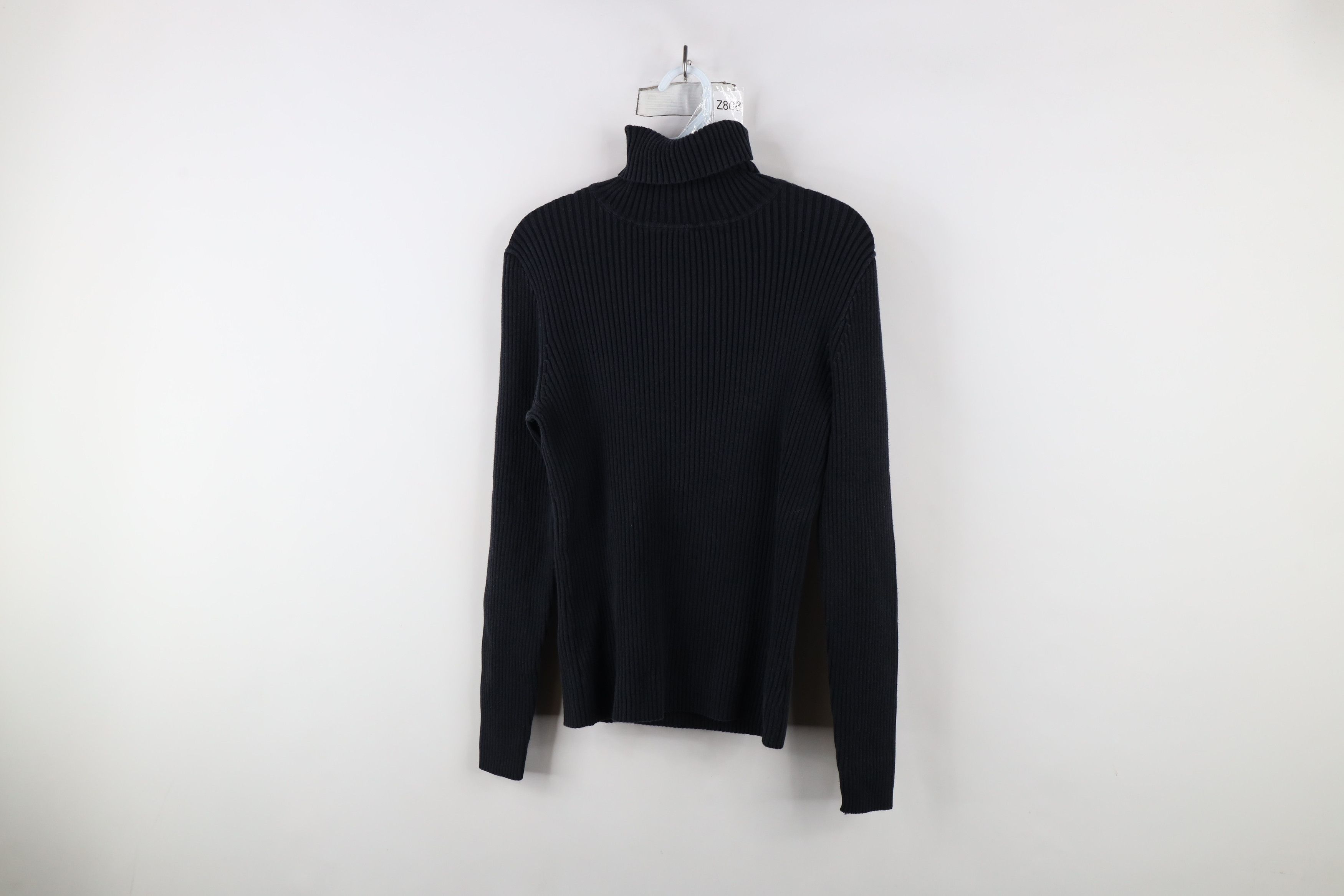 Gap × Vintage Vintage 90s Y2K Gap Babydoll Ribbed Knit Turtleneck Sweater Size L / US 10 / IT 46 - 1 Thumbnail