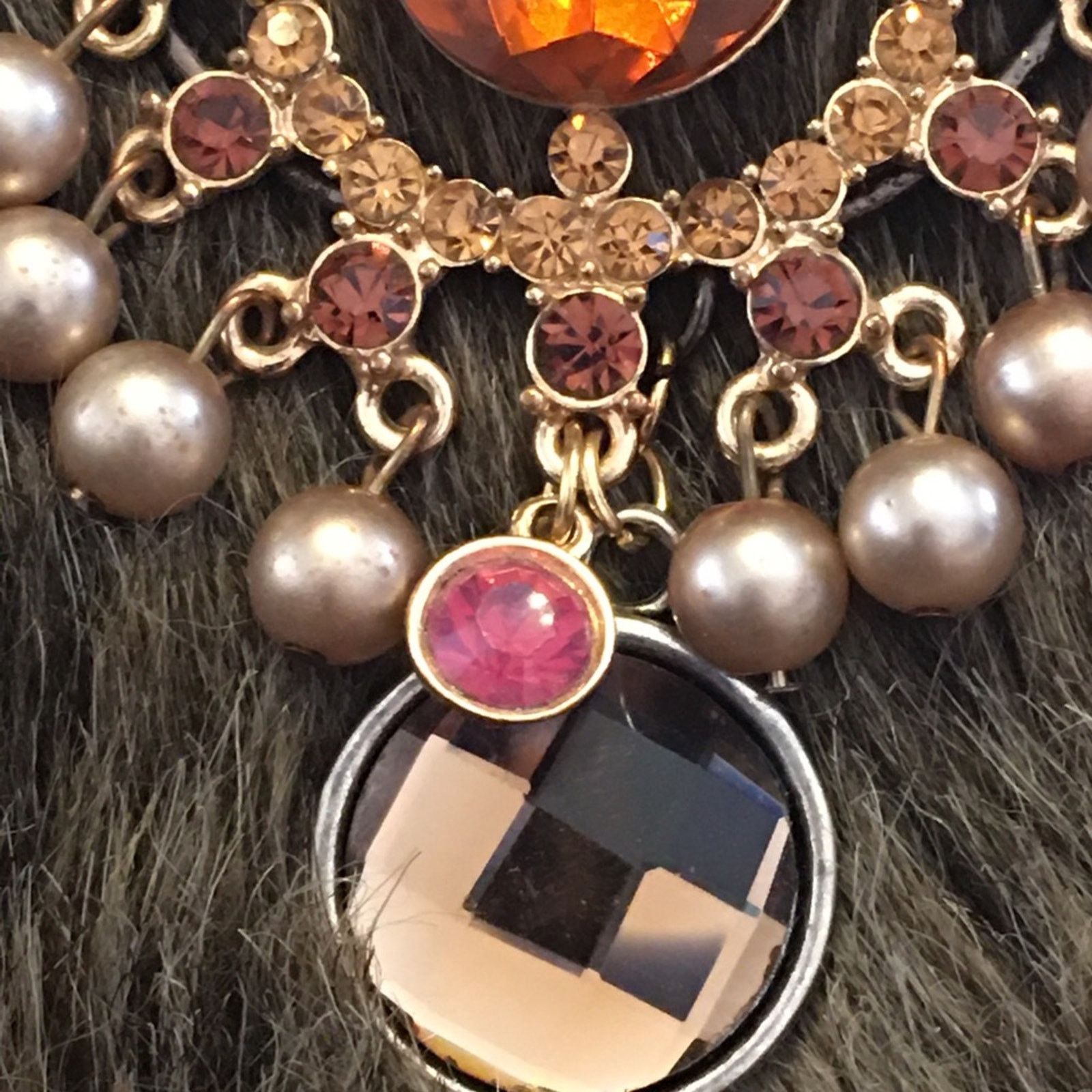 Vintage Vintage repurpose salvaged estate gem keychain Size ONE SIZE - 5 Thumbnail