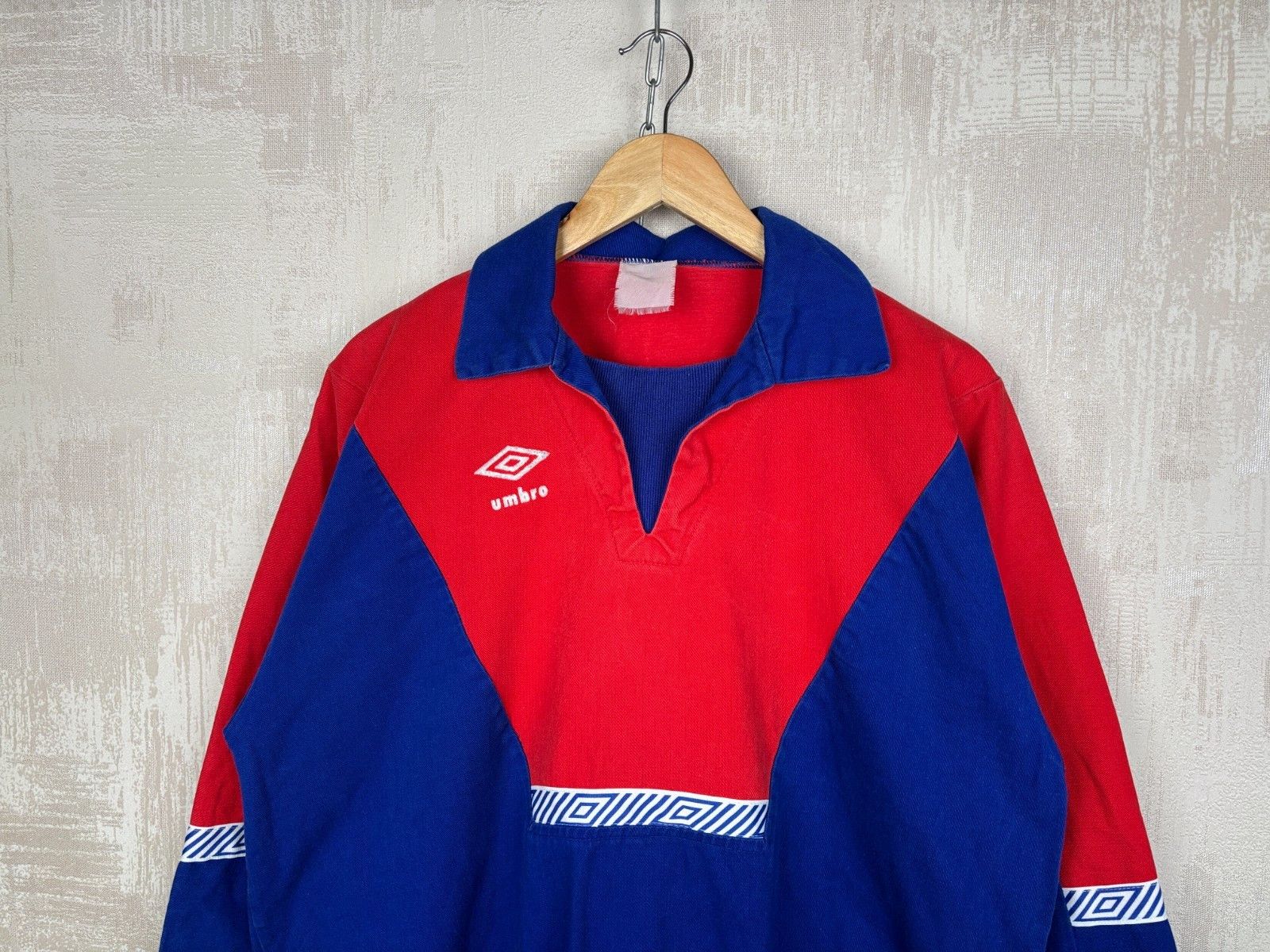 Umbro 90's Umbro Training Drill Top Vintage Pullover Soccer Size US L / EU 52-54 / 3 - 4 Thumbnail