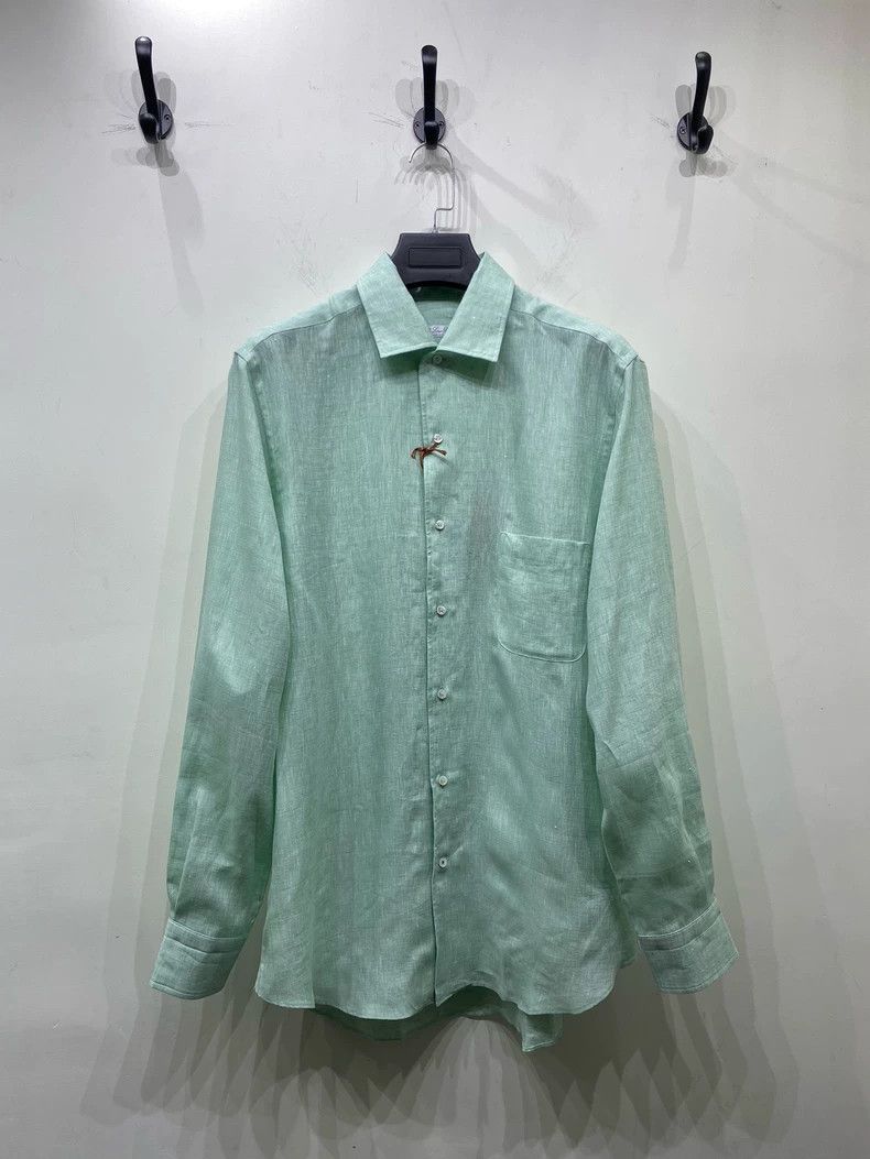 Loro Piana LORO PIANA Flax shirt Size US L / EU 52-54 / 3 - 1 Thumbnail