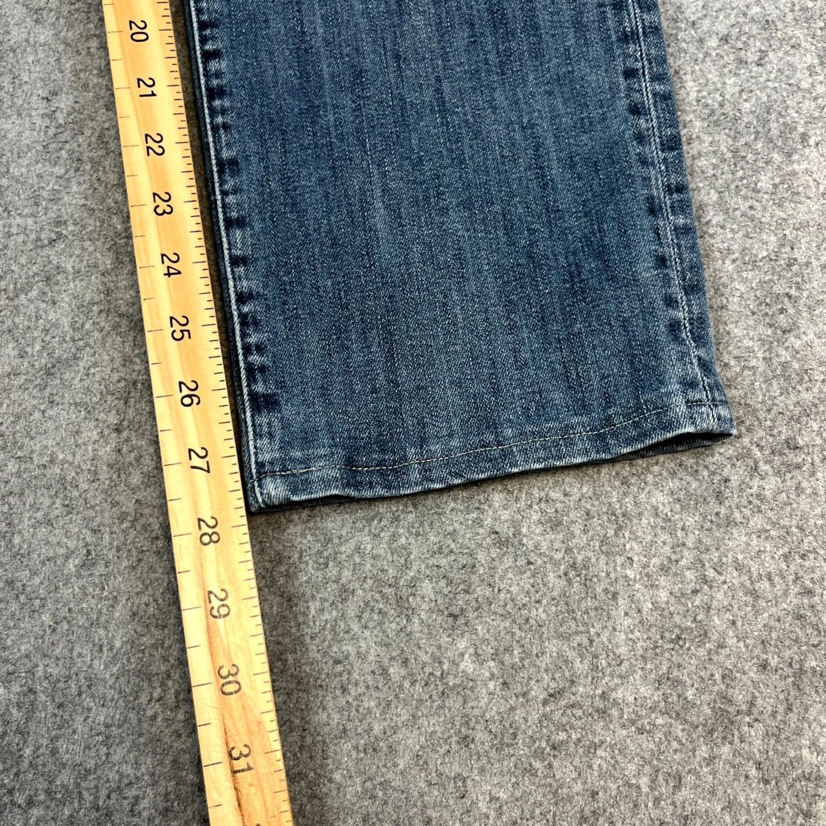 7 For All Mankind 7 For All Mankind Slimmy Jeans Slim Tapered 30 Regular Mens Denim Blue Mid Wash 7 For All Mankind Jeans Size US 30 / EU 46 - 4 Thumbnail