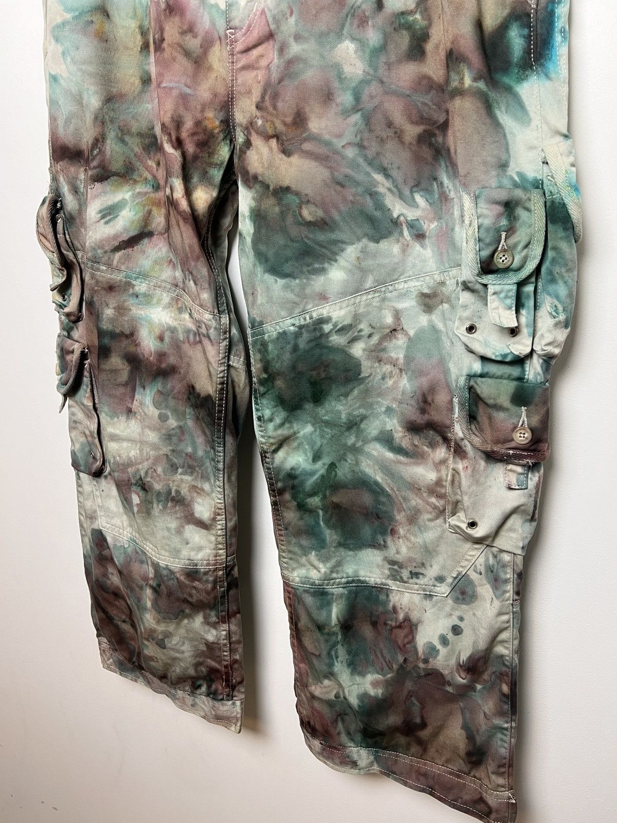 Polo Ralph Lauren ralph lauren tie dye cargo camo multipocket army pants Size US 36 / EU 52 - 4 Thumbnail