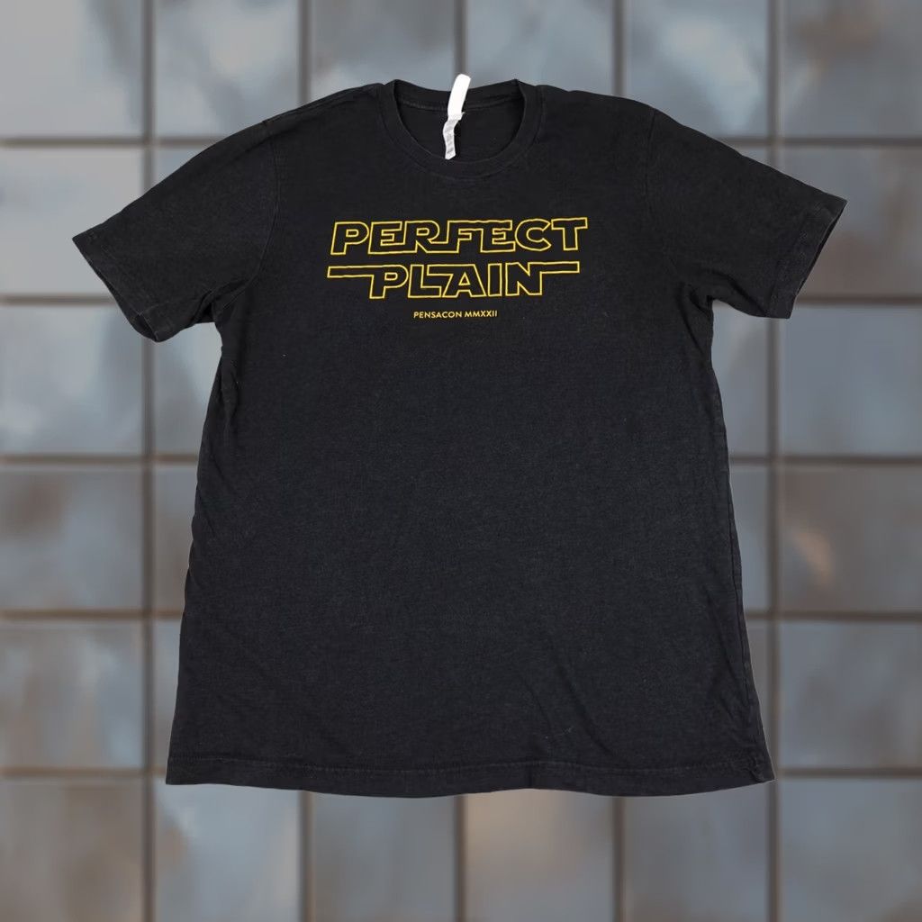 Vintage VINTAGE Perfect Plain Brewery Shirt Mens Large Black Pensacon Star Wars Convention Size US L / EU 52-54 / 3 - 1 Thumbnail