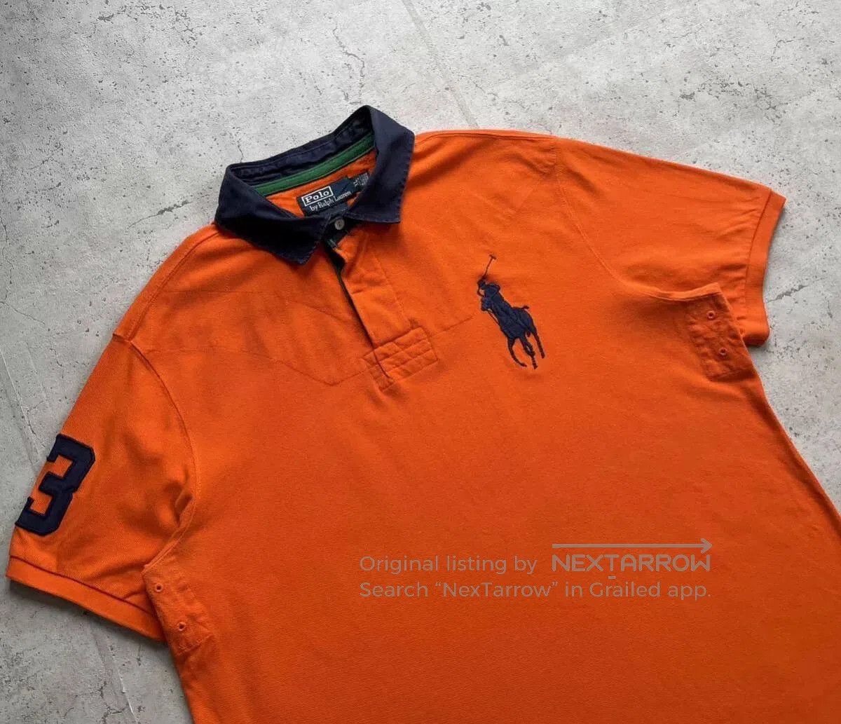 Vintage Polo Ralph Lauren Orange Polo Shirt.