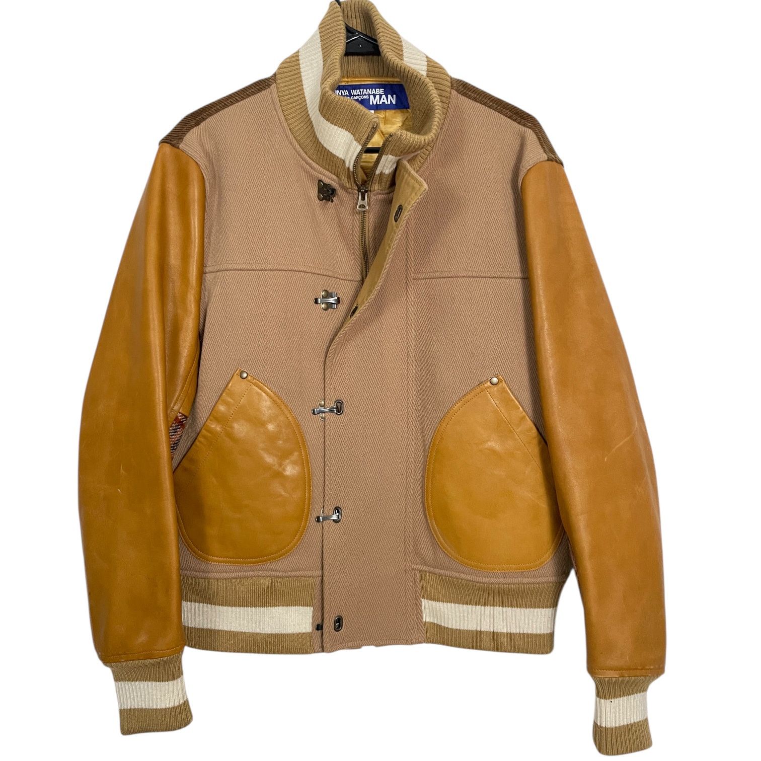 Junya Watanabe L Junya Watanabe MAN Comme Des Garcon cowhide varsity jacket Size US L / EU 52-54 / 3 - 1 Thumbnail
