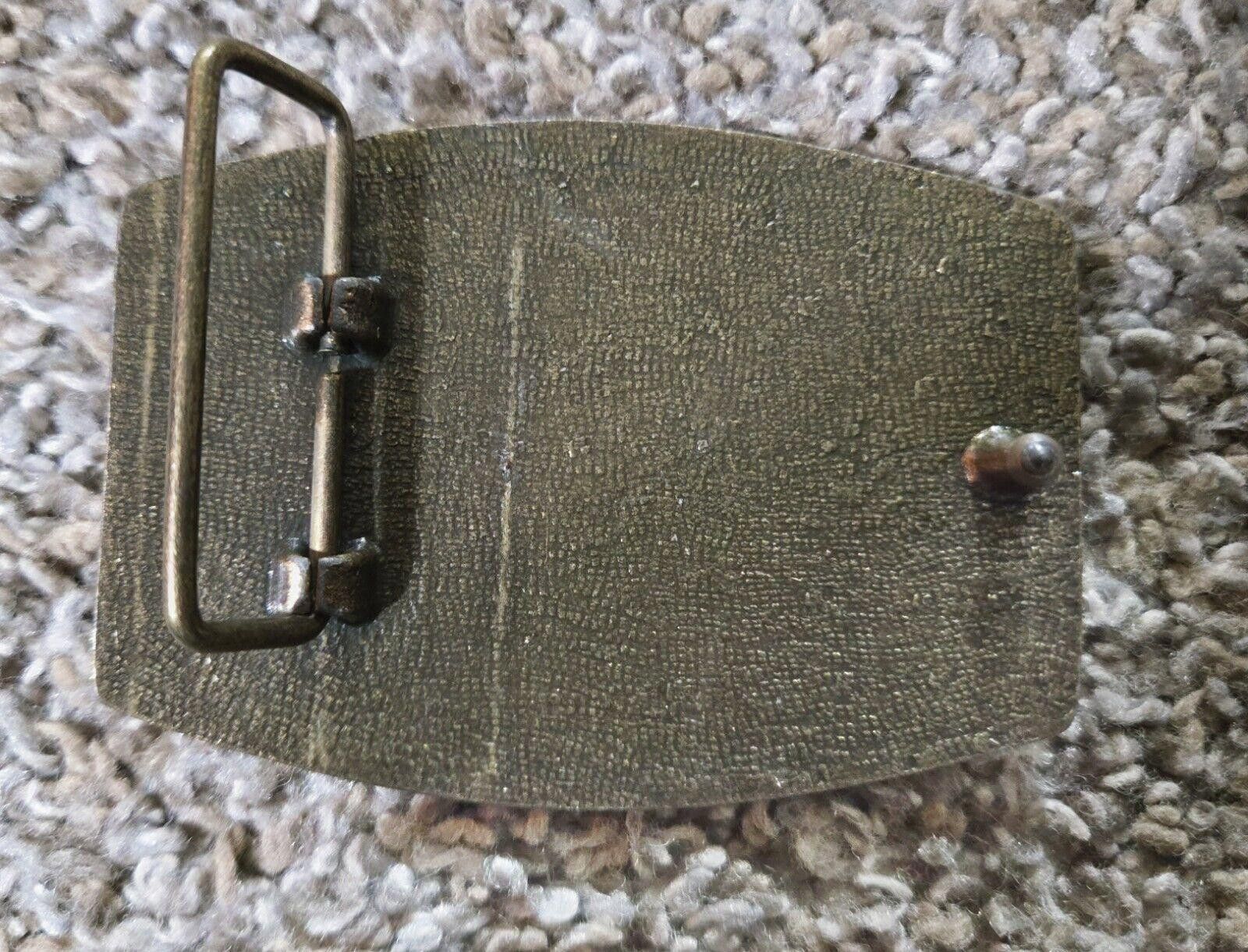 Designer Vtg Wright Brothers Kitty Hawk 1903 Belt Buckle 3”x 2.25" Size ONE SIZE - 2 Thumbnail