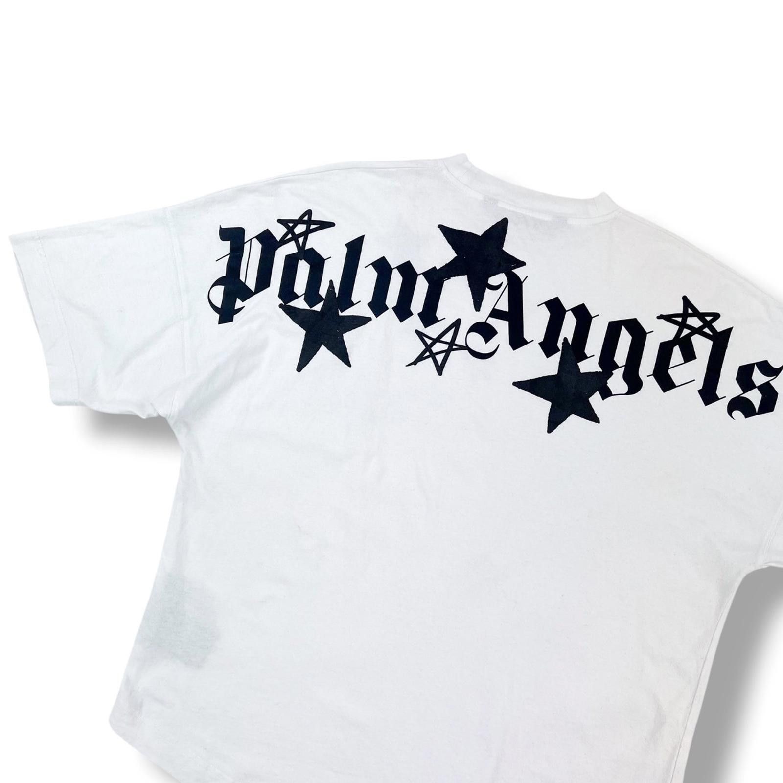 Palm Angels Palm Angels Star Print White T Shirt Size US M / EU 48-50 / 2 - 1 Thumbnail