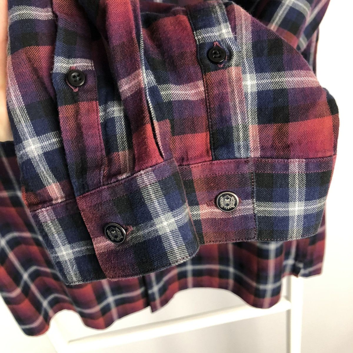 The Kooples The Kooples Plaid Check Long Sleeve Shirt Size US L / EU 52-54 / 3 - 7 Thumbnail