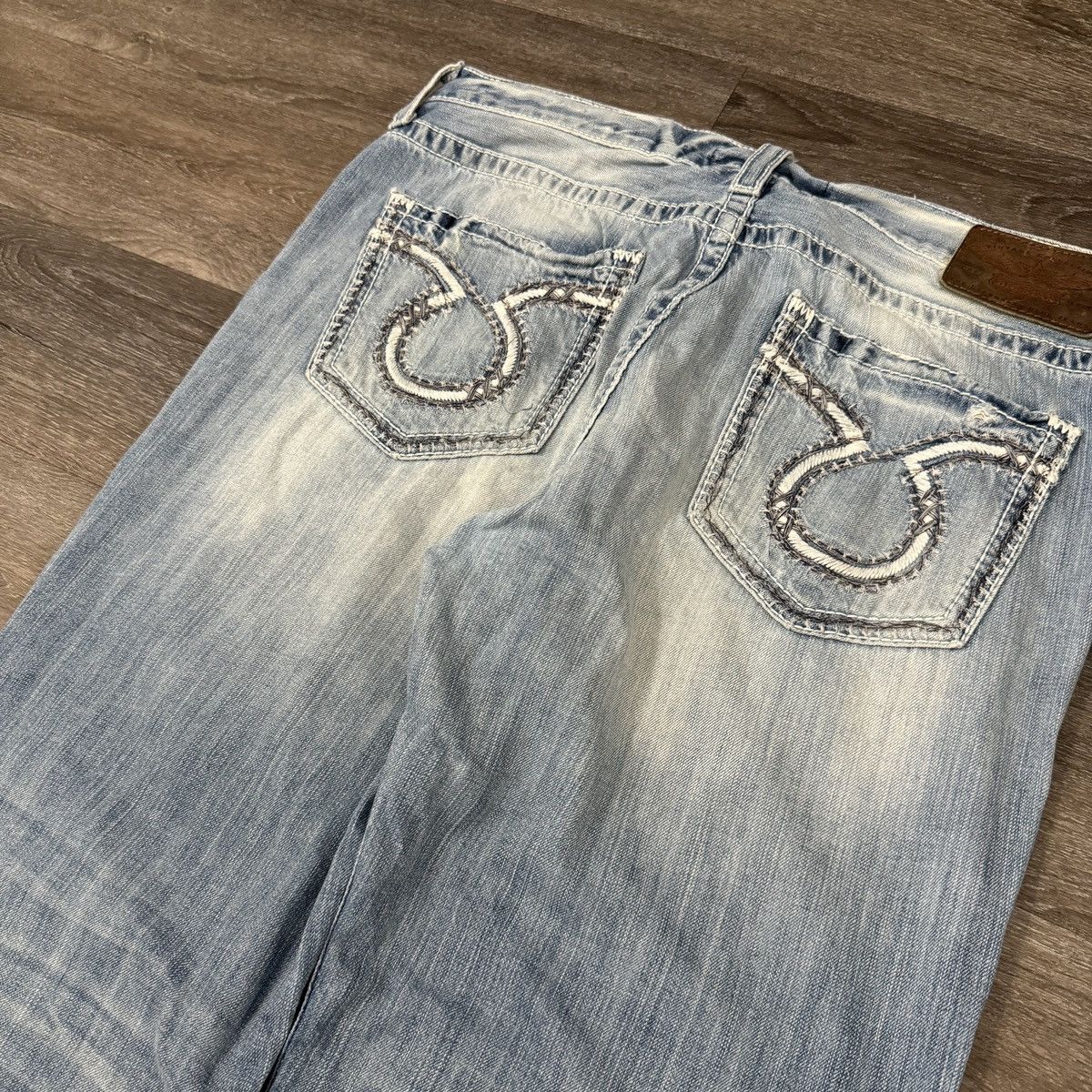 JNCO × Japanese Brand × Vintage Vintage Y2K big star baggy wide leg archive style distressed Size US 38 / EU 54 - 3 Thumbnail