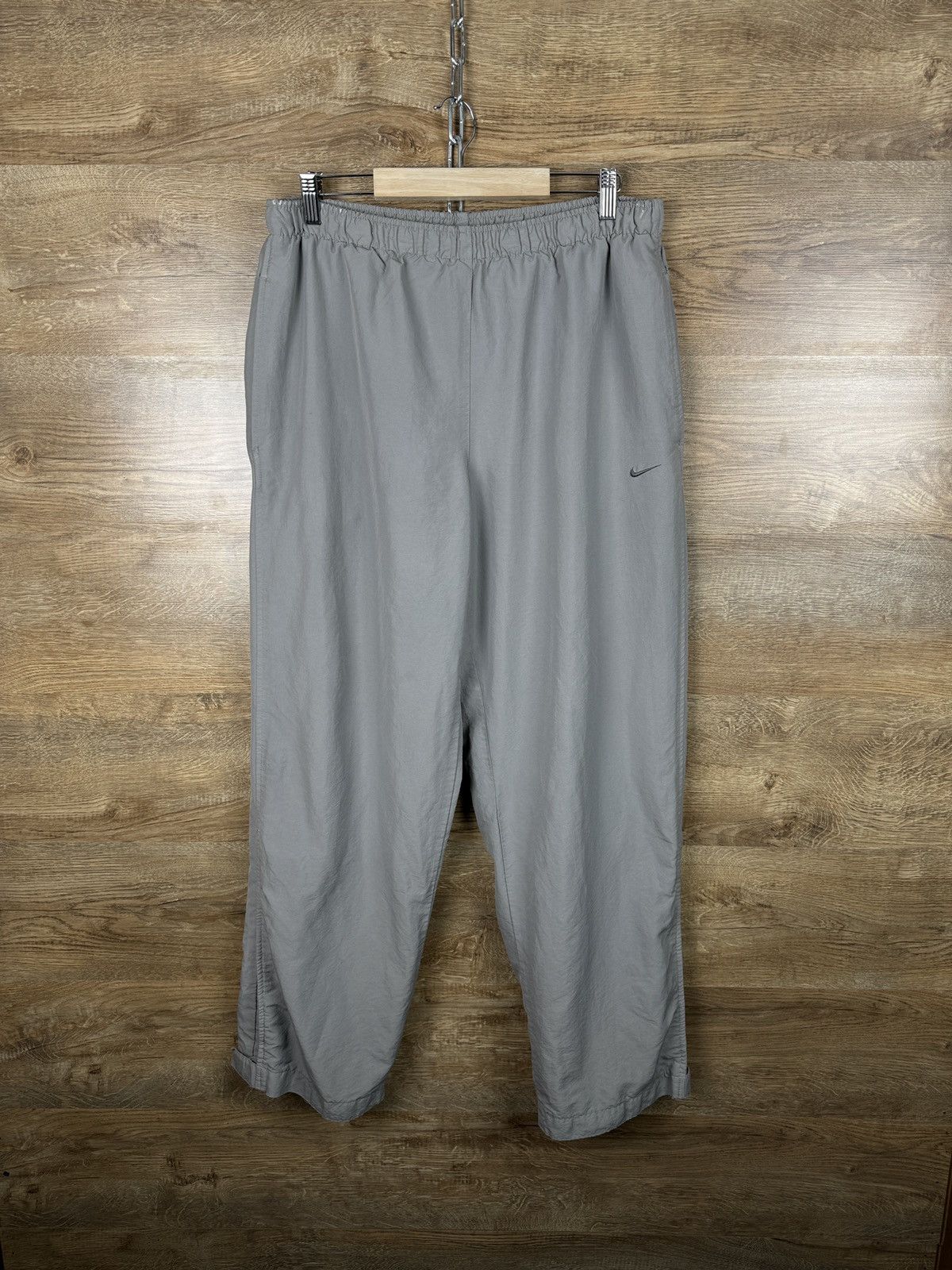 Nike × Vintage Mens Vintage Nike drill pants swoosh sweatpants y2k rare Size US 34 / EU 50 - 1 Thumbnail