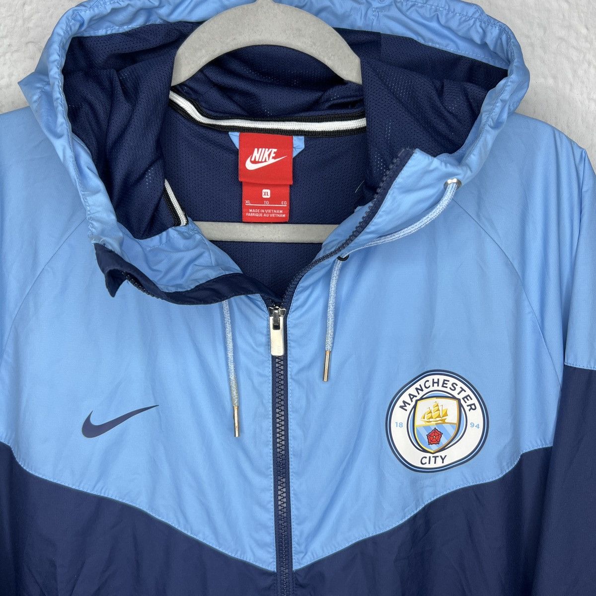 Nike Nike Manchester City Jacket Navy Blue Soccer Football Drill Size US XL / EU 56 / 4 - 4 Thumbnail