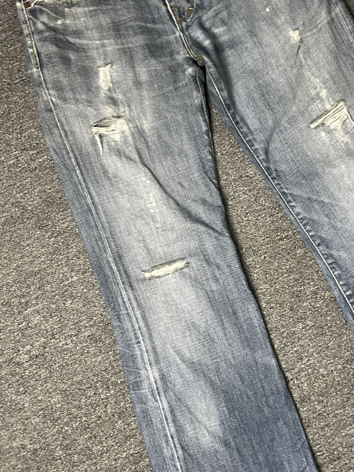 Banana Republic × Vintage BANANA REPUBLIC Ripped Straight Cut Jeans (83) Size US 29 - 3 Thumbnail