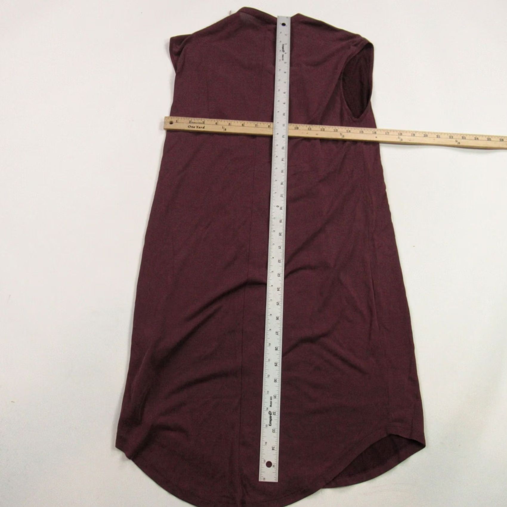Lucky Brand Lucky Brand Dress Womens Small Sleeveless Burgundy Lightweight Straight Stretch Dress Size S / US 4 / IT 40 - 4 Thumbnail