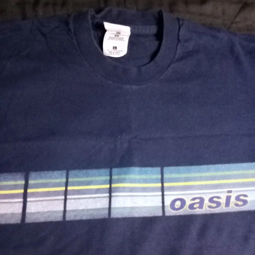 Fruit Of The Loom Vintage 90s Oasis T-Shirt Size US L / EU 52-54 / 3 - 1 Thumbnail
