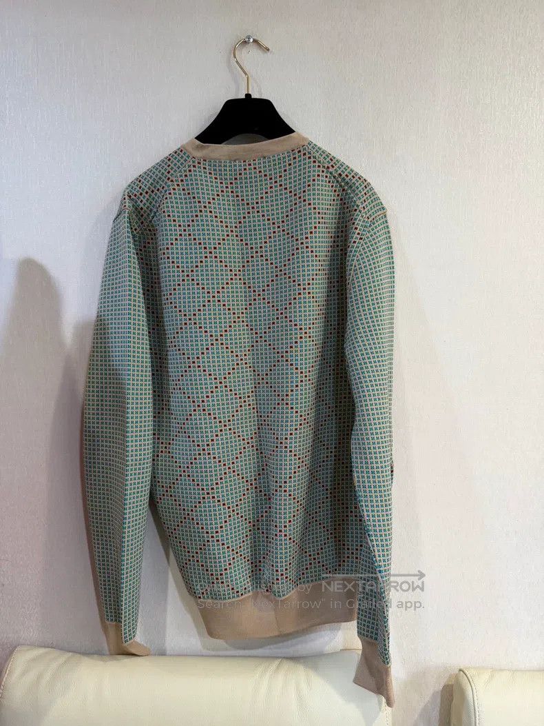 Hermes Hermes Herringbone Cashmere Sweater Size US L / EU 52-54 / 3 - 2 Thumbnail