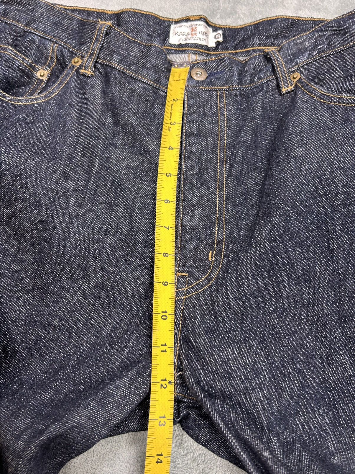 Kamakura Karakuri Tamashii Fujin Raijin Denim S0250 Size US 35 - 10 Thumbnail