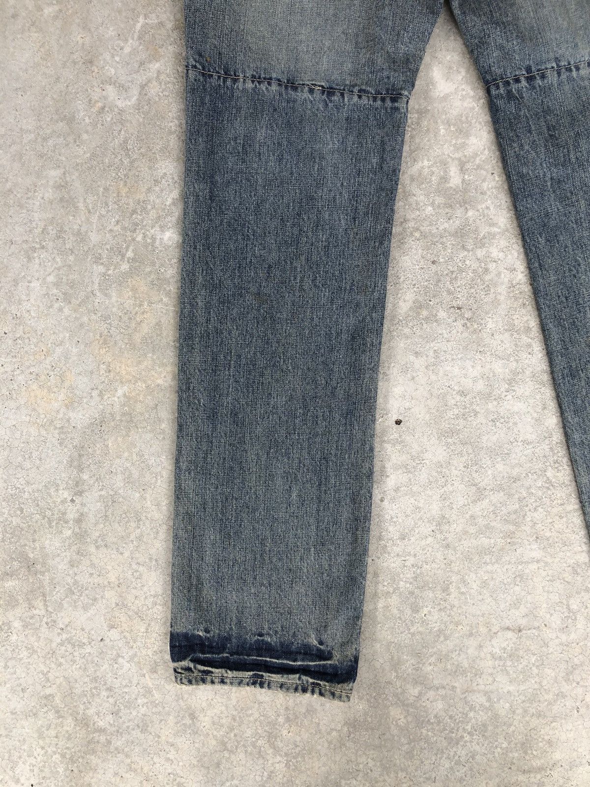 PPFM PPFM Double Waist Distressed Jeans Size US 33 - 13 Thumbnail