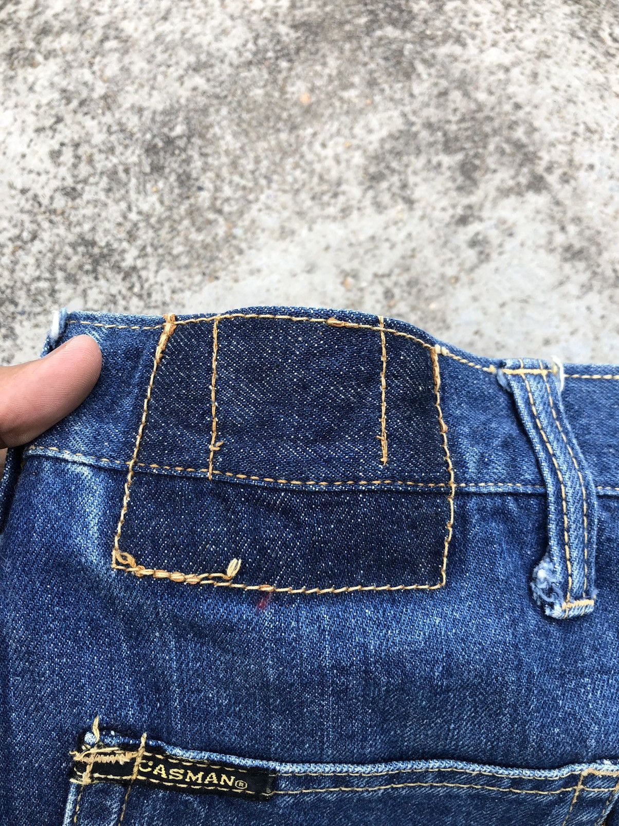 Vintage FLARED⚡️⚡️VINTAGE CASMAN BELLBOTTOM DENIM Size US 30 / EU 46 - 6 Thumbnail