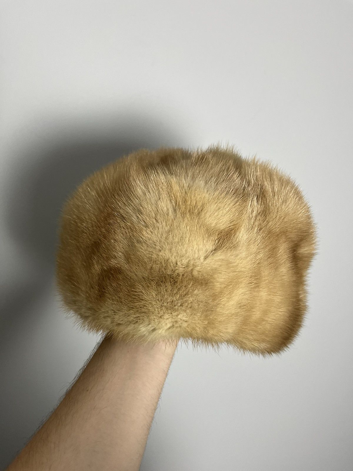 Japanese Brand × Vintage Vintage real fur hat y2k winter Size ONE SIZE - 2 Thumbnail