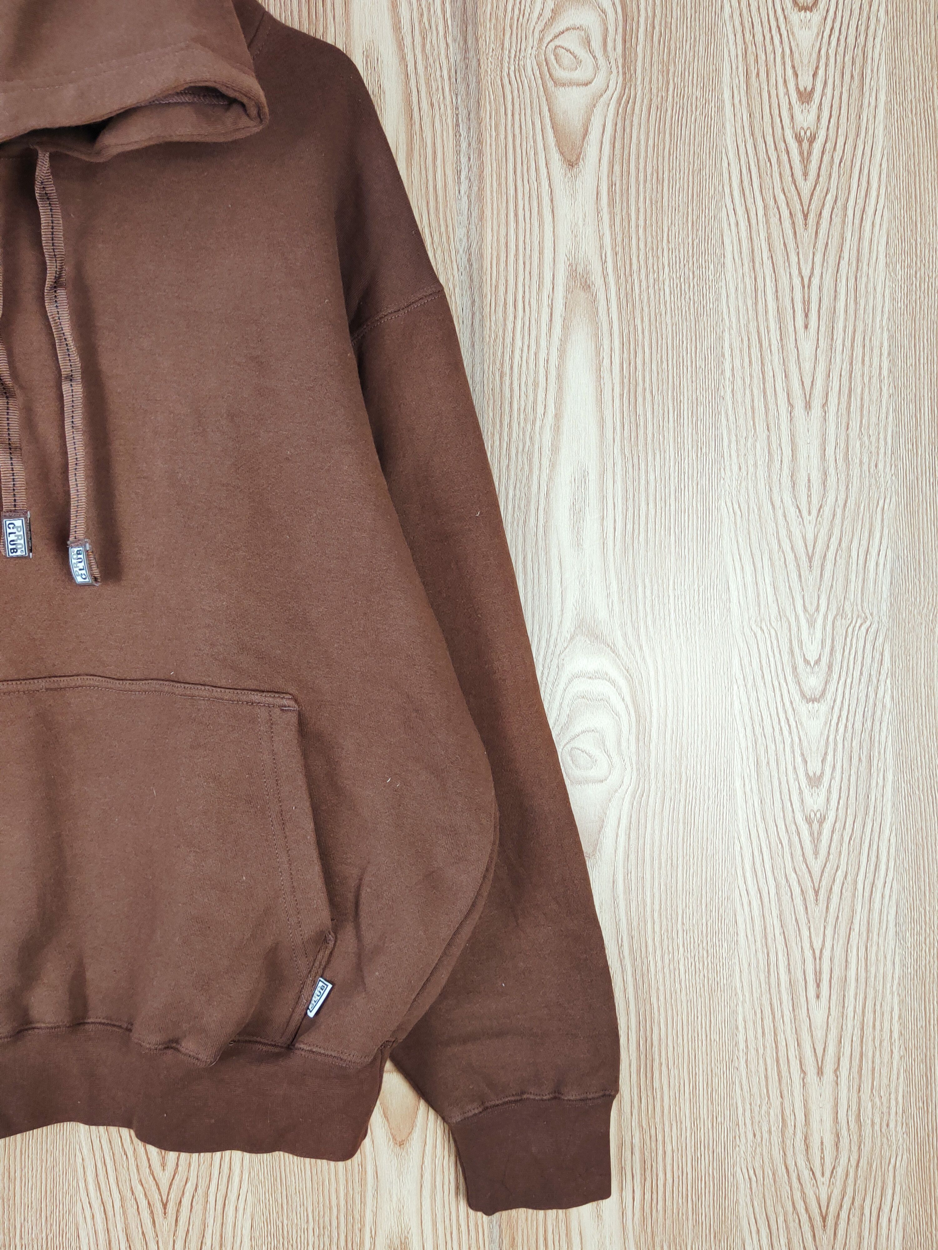 Japanese Brand × Vintage Vintage 💥 Pro Club Dark Brown Hoodie Sweatshirts Size US M / EU 48-50 / 2 - 6 Thumbnail