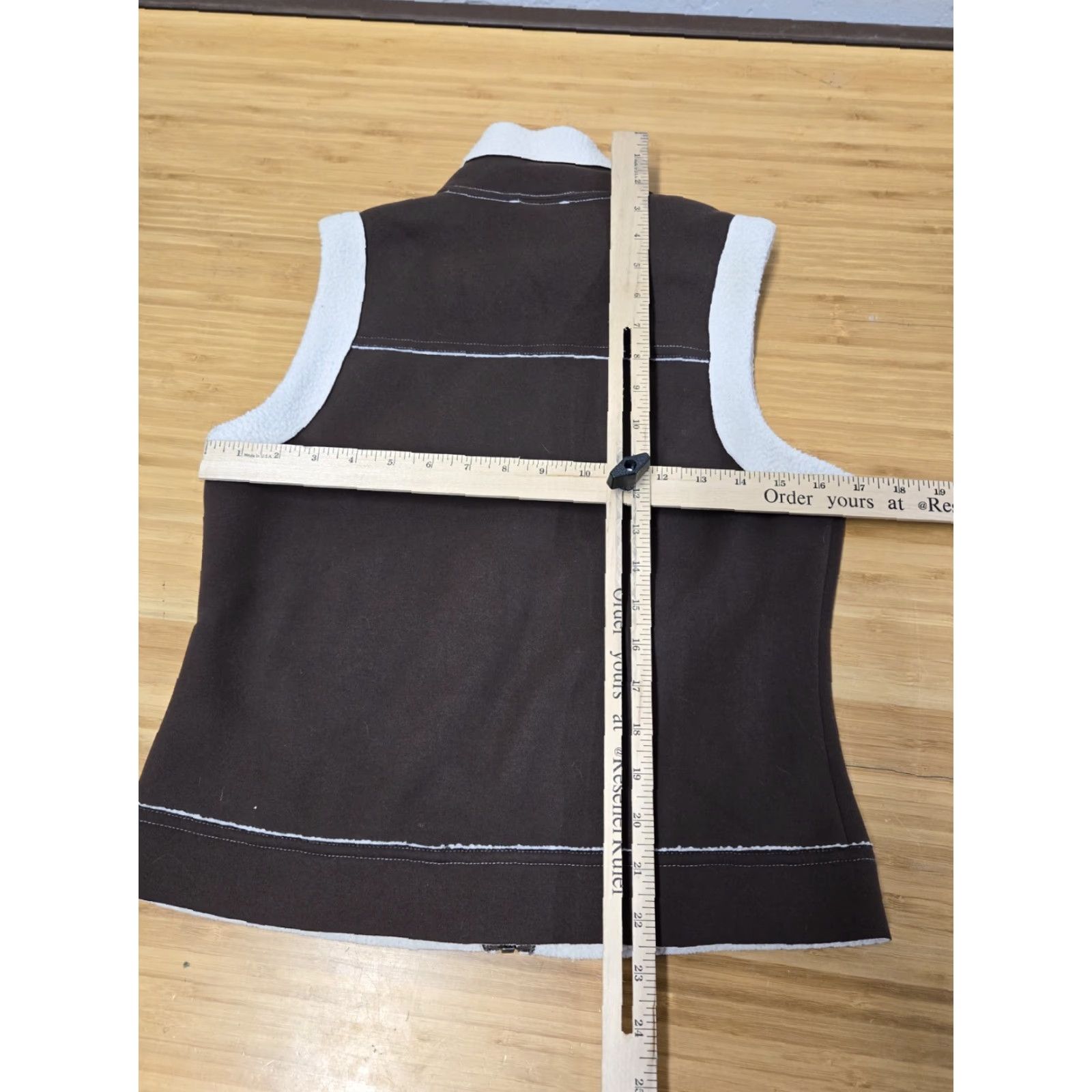 The North Face VINTAGE North Face Vest Women Western Brown Fleece Full Zip Small PS Petite Size Y2K Size S / US 4 / IT 40 - 7 Thumbnail