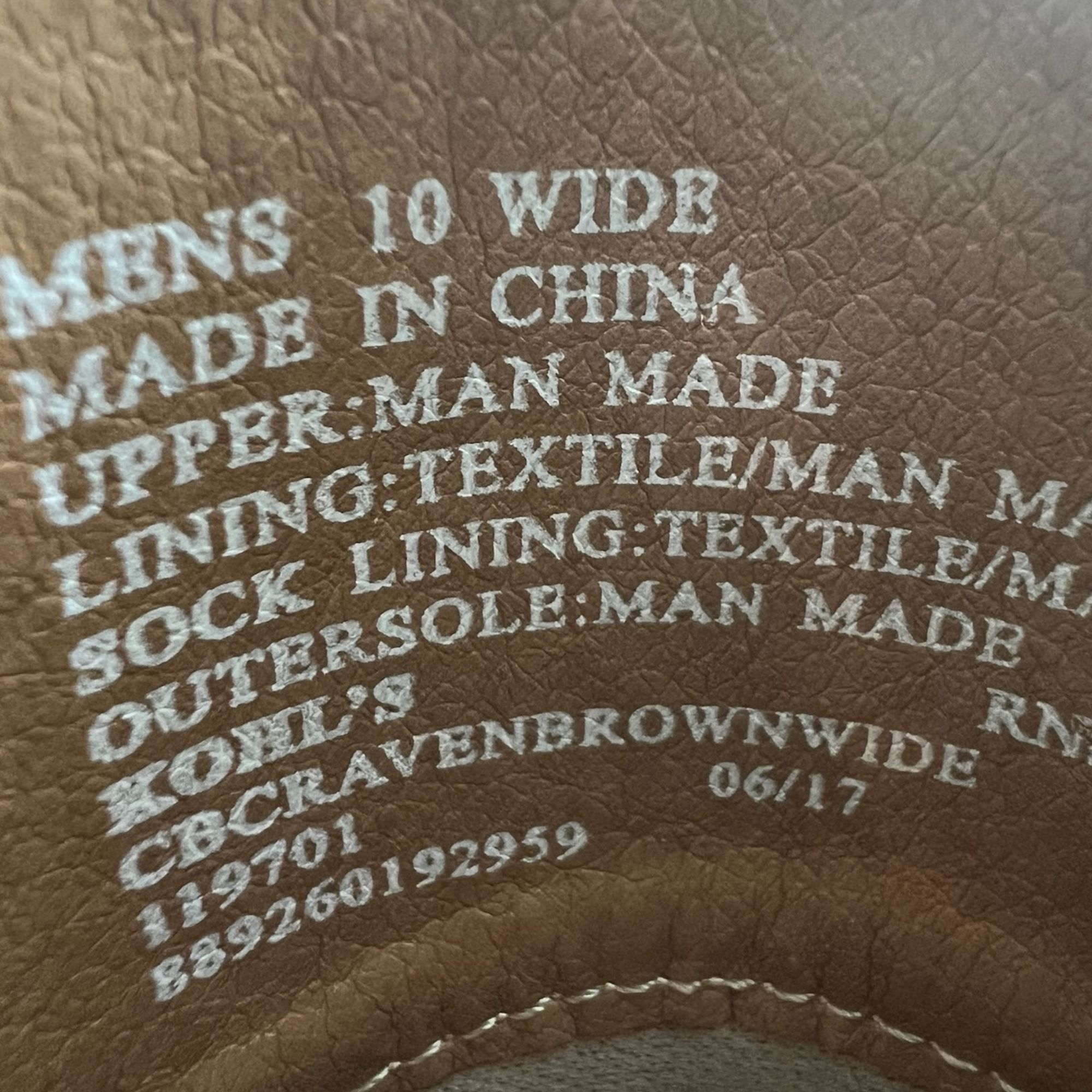 Croft & Barrow Croft & Barrow Men’s Dress Shoes – Raven Brown Leather Oxfor Size US 10 / EU 43 - 6 Thumbnail