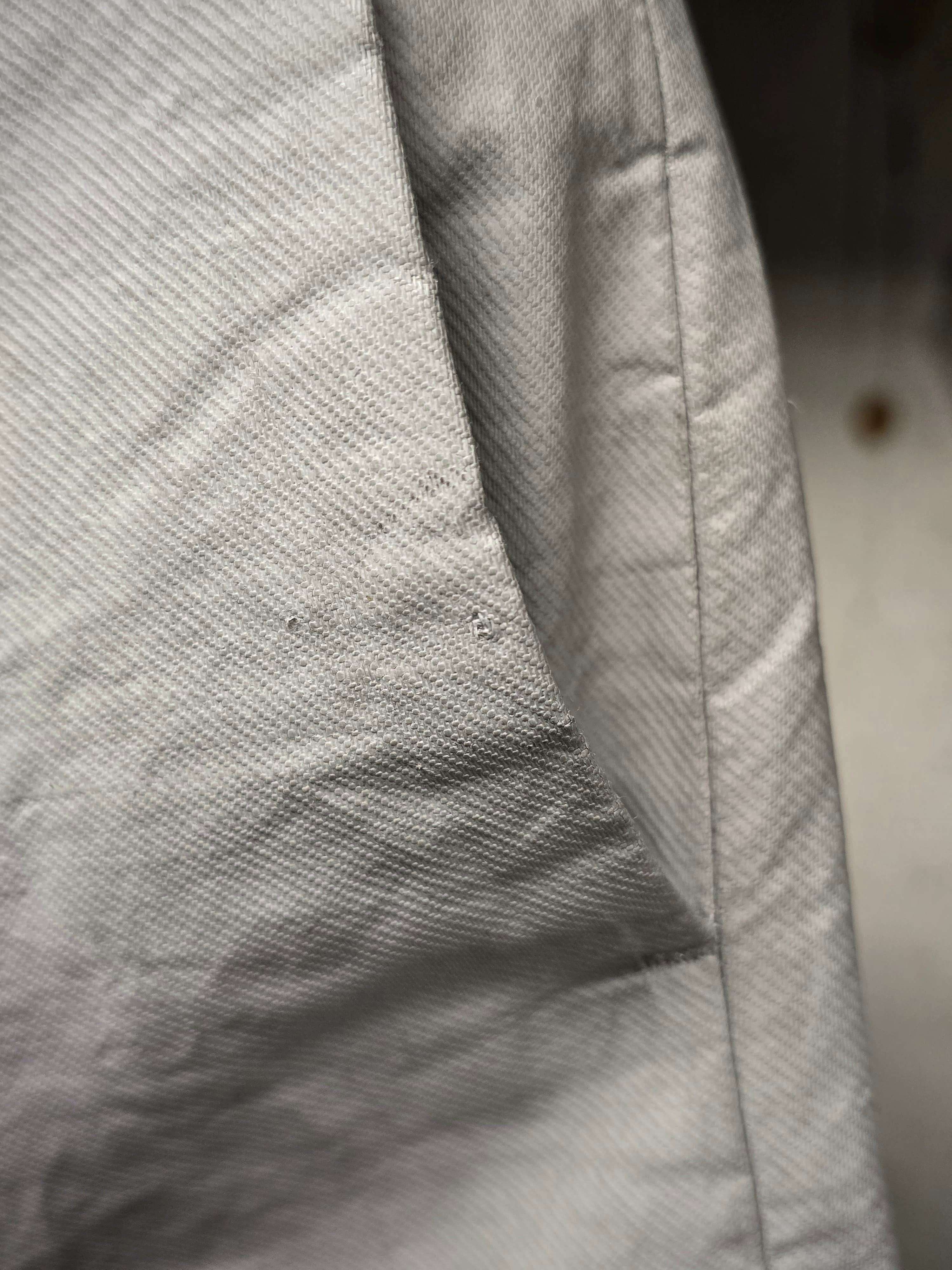Rick Owens Rick Owens SS19 "BABEL" OYSTER Coated 'Bolans' Crop Pants Size US 36 / EU 52 - 4 Thumbnail