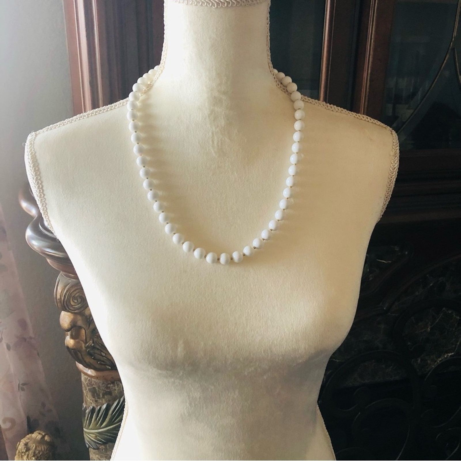 Vintage Vintage 80s classic round plastic bead necklace Size ONE SIZE - 5 Thumbnail