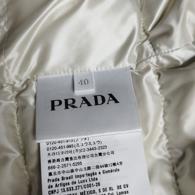 Prada Prada Blue Down Vest with Triangle Logo Size US S / EU 44-46 / 1 - 1 Thumbnail