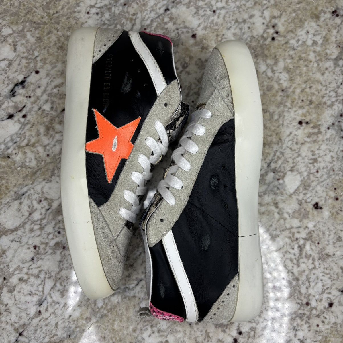 Golden Goose Size 41 Golden Goose Mid Star Multicolor Python CLEAN No Box Size US 11 / IT 41 - 23 Thumbnail