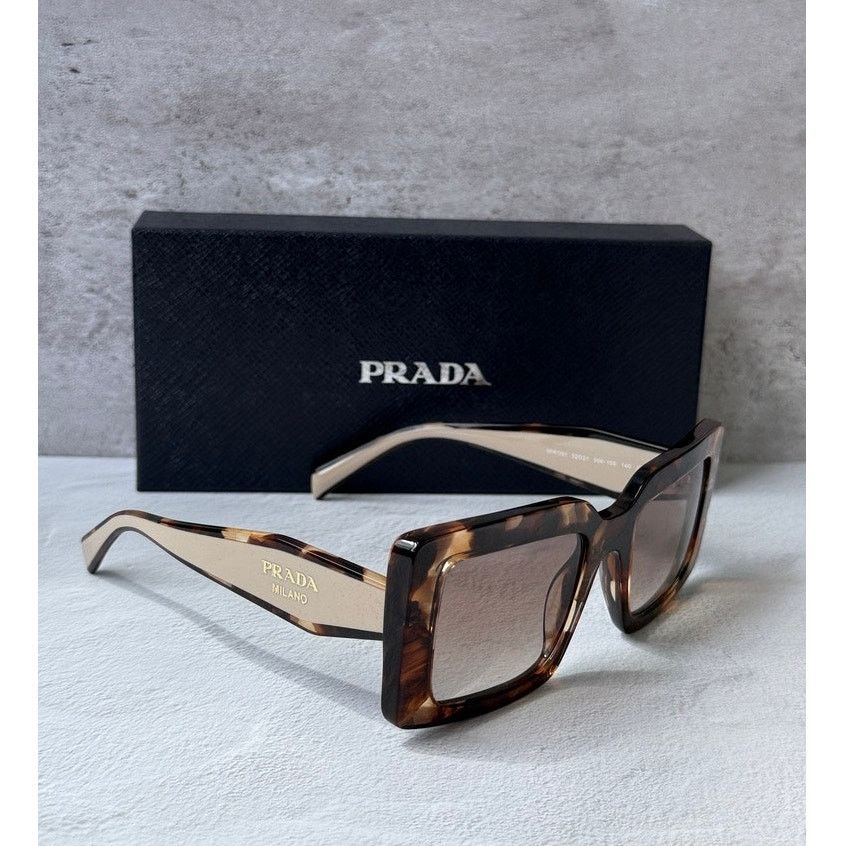 Prada NEW Prada PR D01S Sunglasses in Havana Brown Powder $390 Size ONE SIZE - 1 Thumbnail