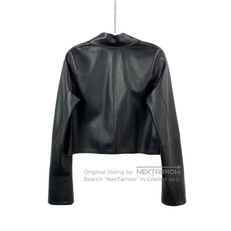 Loewe Loewe Lamb leather classic leather jacket Size XXS / US 00 / IT 34 - 3 Thumbnail
